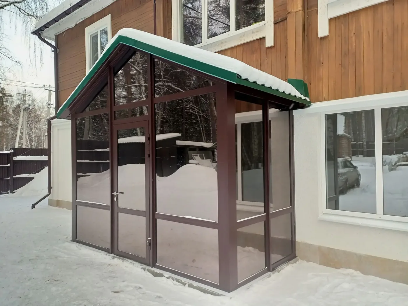 Зимний сад, тёплое остекление